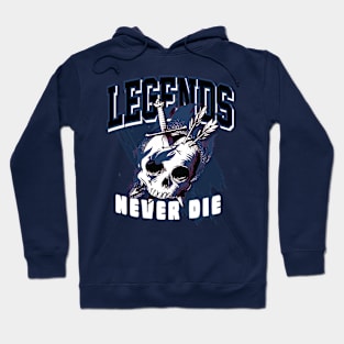 Legends Never Die Brave Blue Hoodie